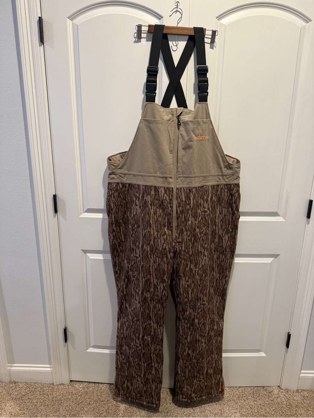 Habit Mens Two-Tone Tan & Brown Waterproof Bib Overalls